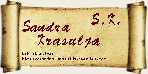 Sandra Krasulja vizit kartica